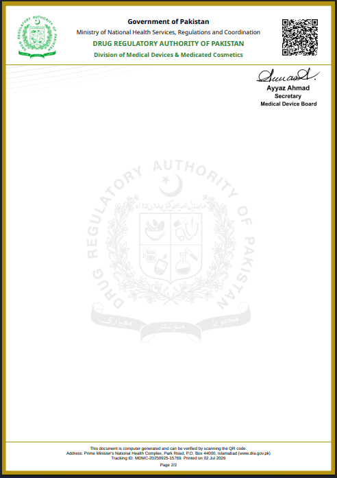 DRAP Import License Page 2